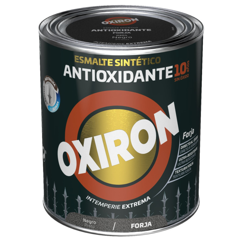 OXIRON ESMALTE FORJA NEGRO 750ML
