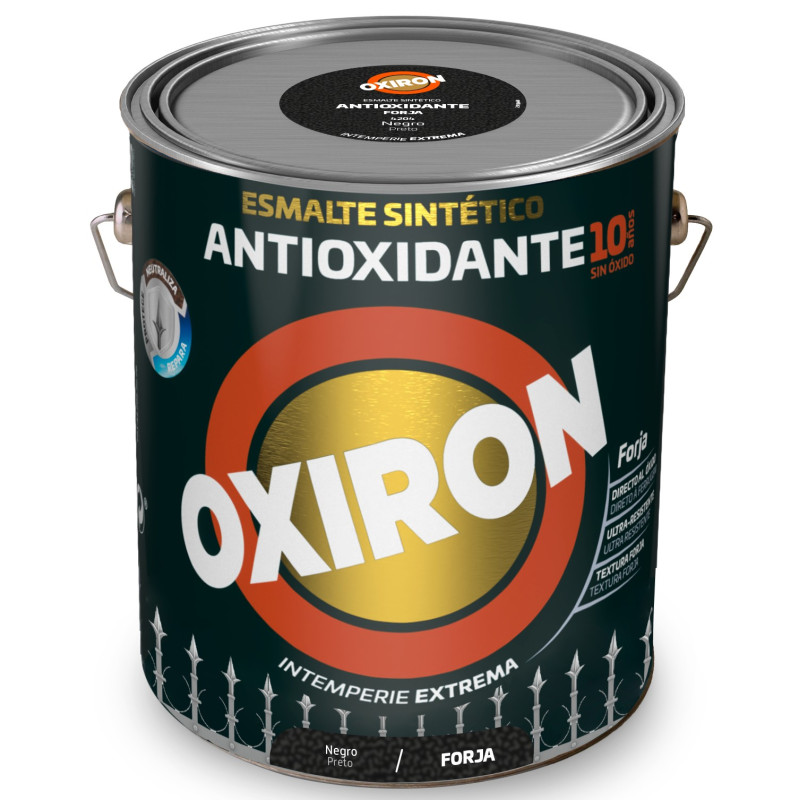 OXIRON ESMALTE FORJA NEGRO 4L