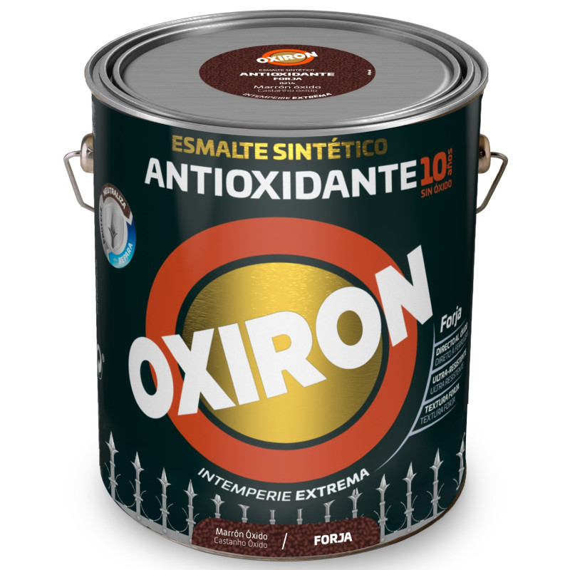OXIRON ESMALTE FORJA MARRON OXIDO 4L