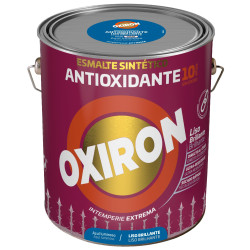 OXIRON ESMALTE LISO BRILLANTE AZUL LUMINOSO 4L