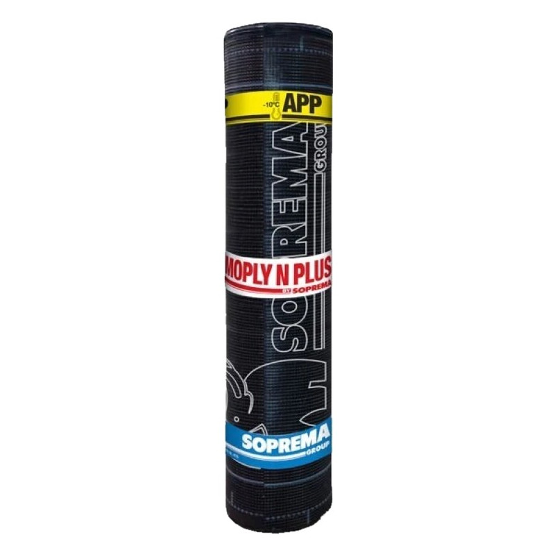 TELA ASFALTICA MOPLY N PLUS FV 4KG 10x1MTS.