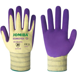 GUANTES FIBRA SUMOTEX RECUB. ESPUMA LATEX T.9