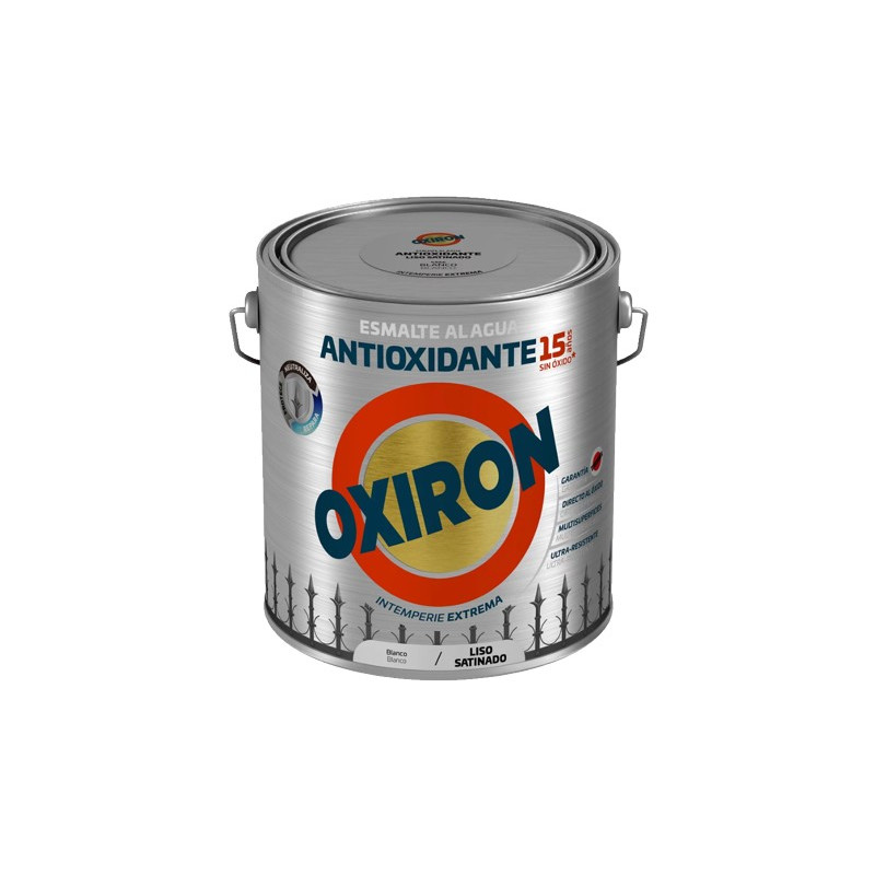 OXIRON ESMALTE LISO BRILLANTE BLANCO 4L