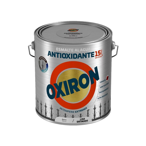 OXIRON ESMALTE LISO BRILLANTE BLANCO 4L