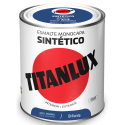 TITANLUX ESMALTE SINTETICO AZUL MARINO 750ML