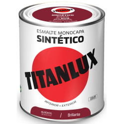 TITANLUX ESMALTE SINTETICO BURDEOS 750ML