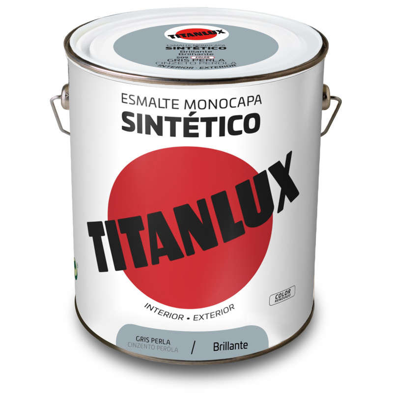 TITANLUX ESMALTE SINTETICO GRIS PERLA 4L