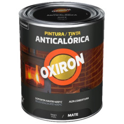 PINTURA ANTICALORICA NEGRO MATE 750ML