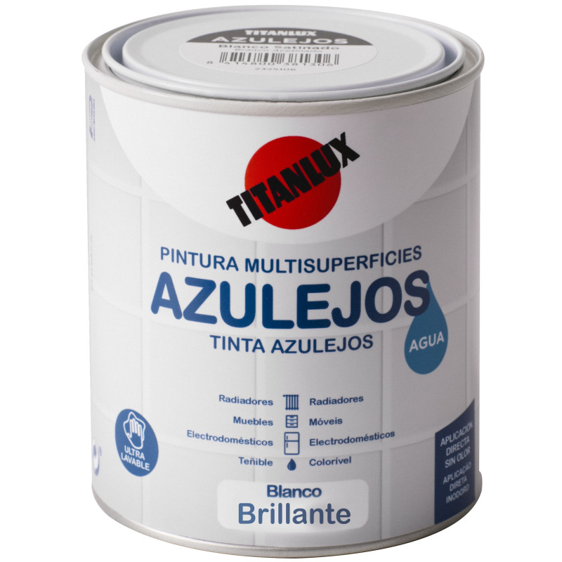 TITANLUX AZULEJO AGUA BRILLANTE BLANCO 750ML