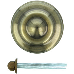 POMO PUERTA AMIG 51-70 LATON CUERO
