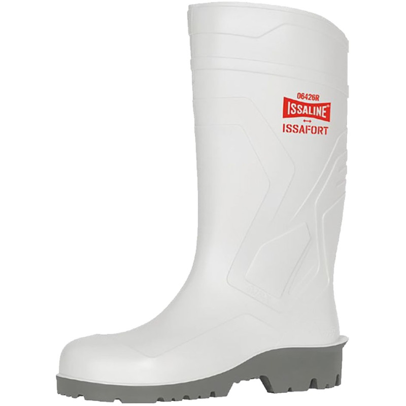 BOTA CAÑA ALTA ISSA FORT S4 BLANCA