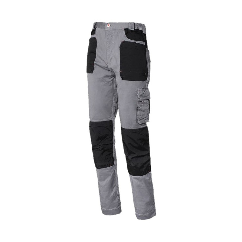 PANTALON STRETCH GRIS T.XL
