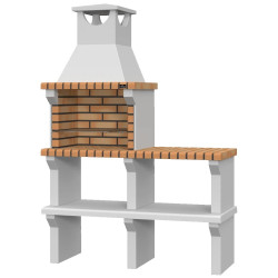 BARBACOA CARVOEIRO S/PARRILLA Y BANCADA 136Lx47Px190Acm.