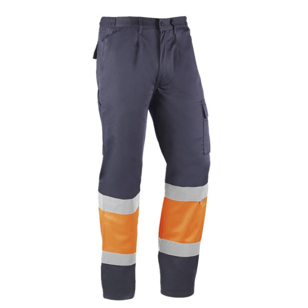 PANTALON KARELIA MARINO BANDA NARANJA T.L