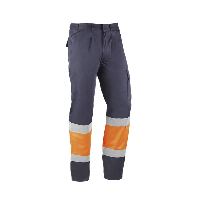PANTALON KARELIA MARINO BANDA NARANJA T.XL