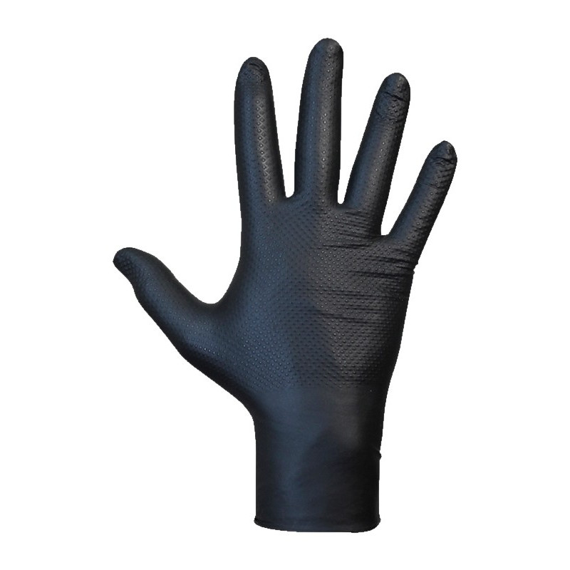 GUANTE AGILITY GRIP NITR. AMBIDEX NEGRO
