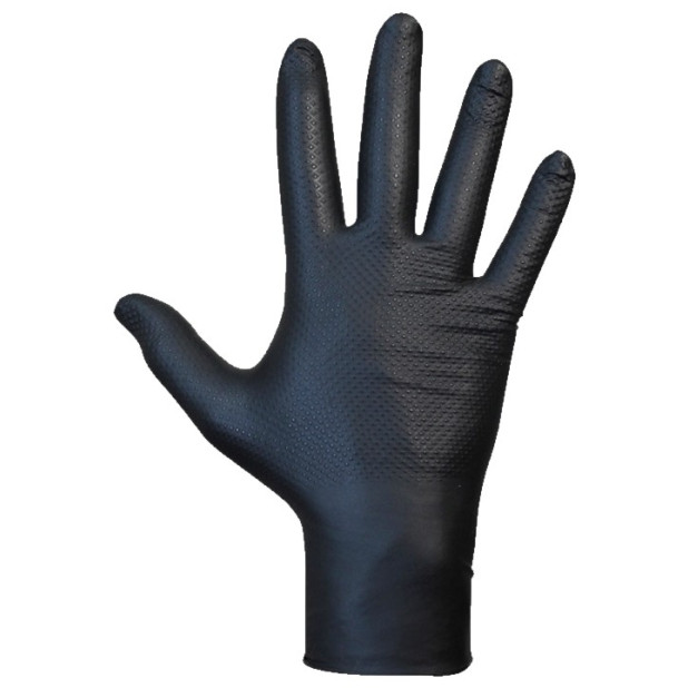 GUANTE AGILITY GRIP NITR. AMBIDEX NEGRO