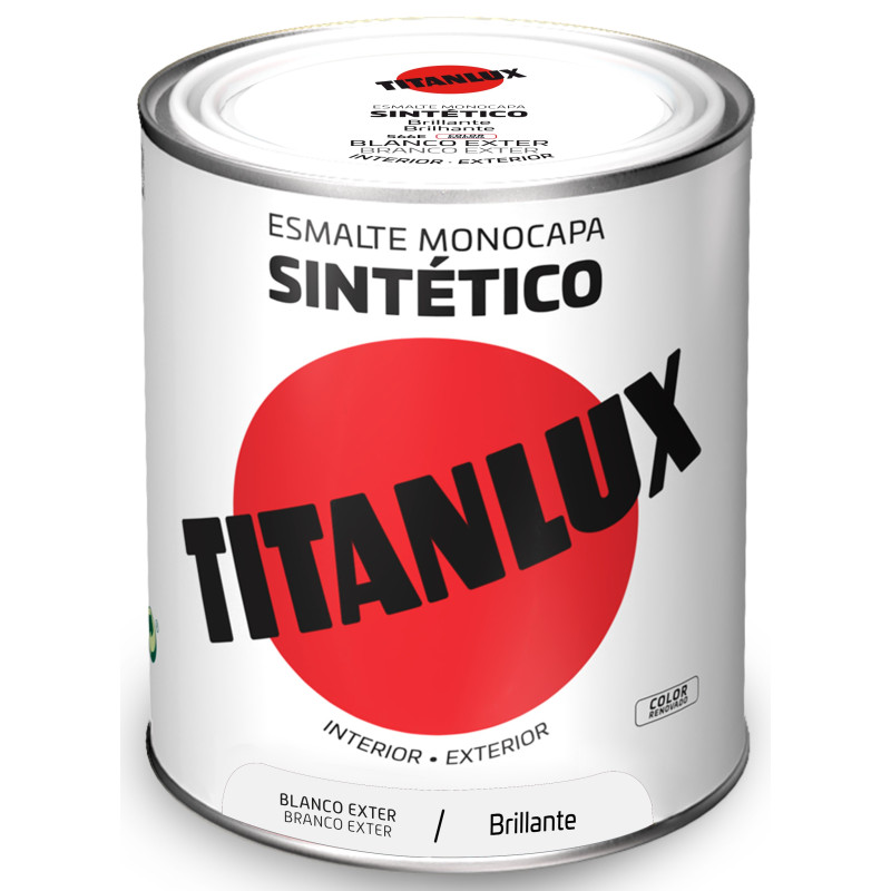 TITANLUX ESMALTE SINTETICO BLANCO EXTER 750ML