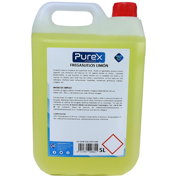 FREGASUELOS PUREX LIMON 5LTS