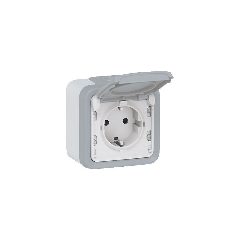 BASE TOMA SUPERFICIE PLEXO 2P+T GRIS