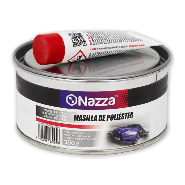 MASILLA CARROCERA POLIESTER NAZZA 250GR