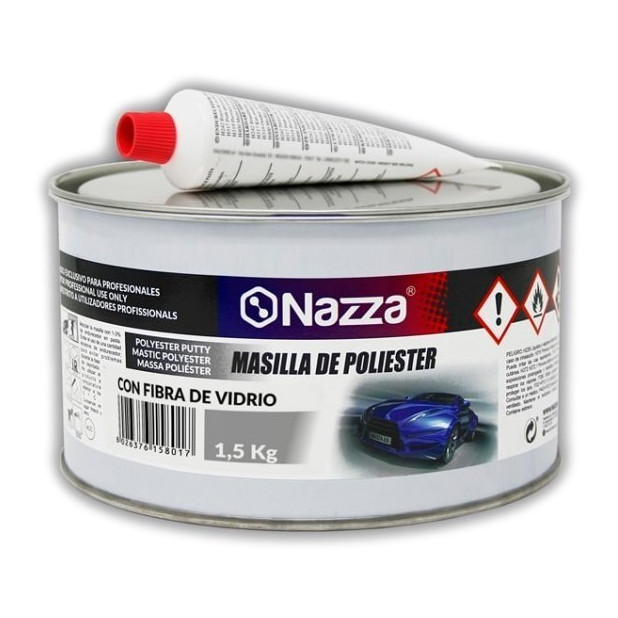 MASILLA CARROCERA FIBRA NAZZA 1.5KG