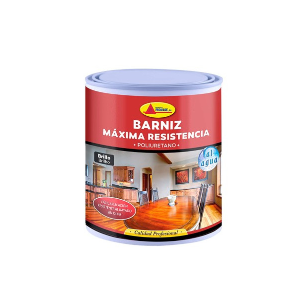 BARNIZ AGUA POLIURETANO BRILLANTE 4LTS