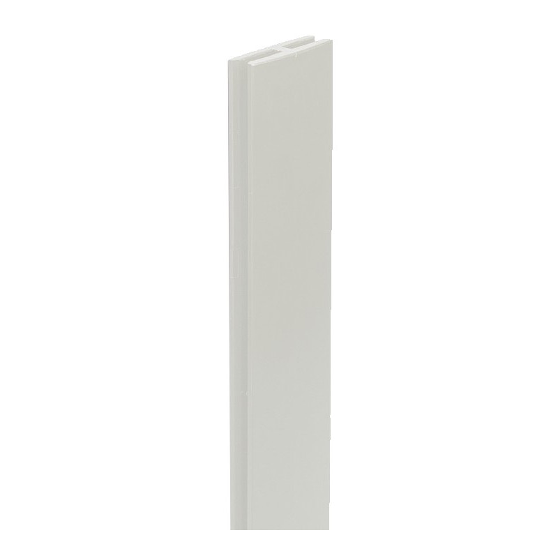 PERFIL "H" 97,5CM  BLANCO