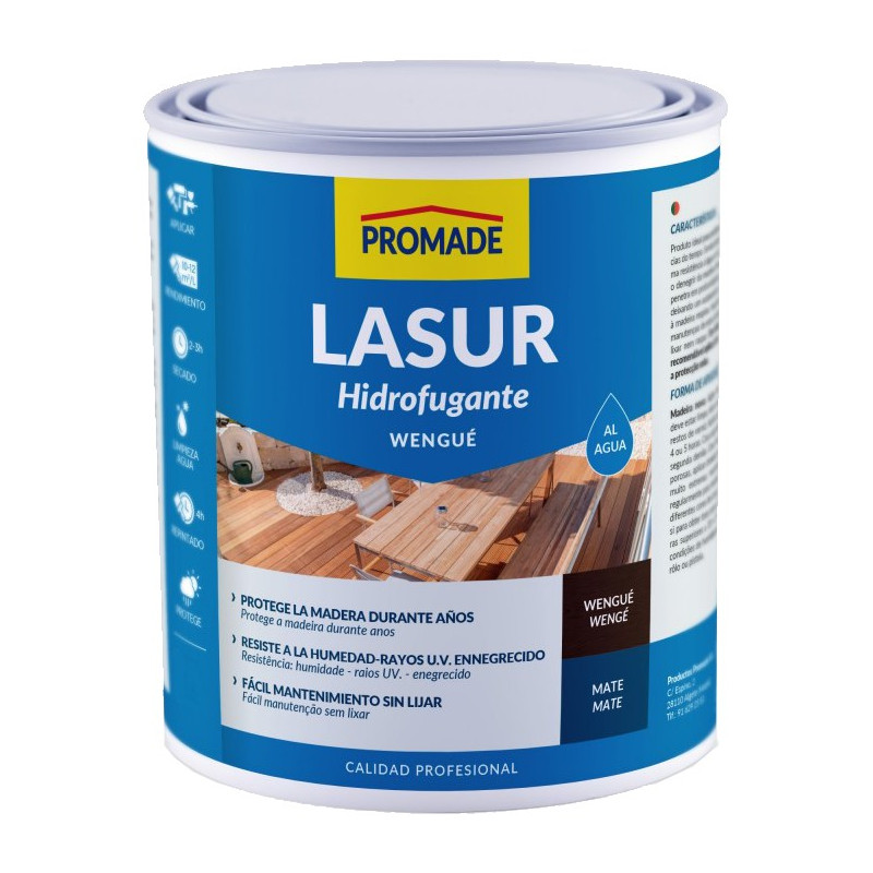 LASUR PROTECTOR MATE AGUA WENGUE 750ML