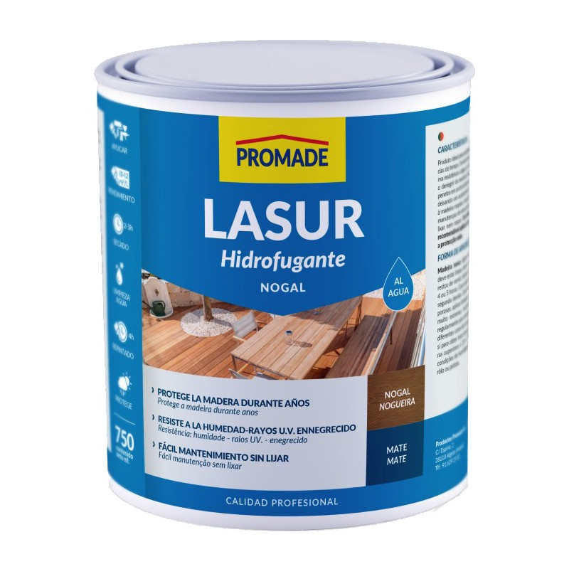LASUR PROTECTOR MATE AGUA NOGAL 4LTS