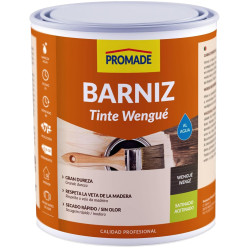 BARNIZ TINTE AGUA SATINADO WENGUE 750ML