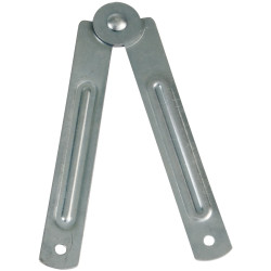 BISAGRA CABALLETE 107x15 ZINC.