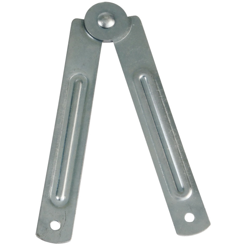 BISAGRA CABALLETE 107x15 ZINC.