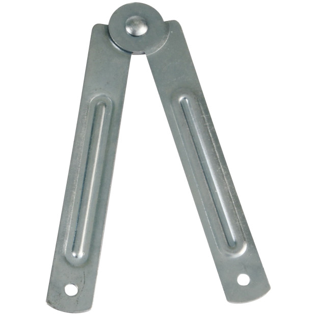 BISAGRA CABALLETE 107x15 ZINC.