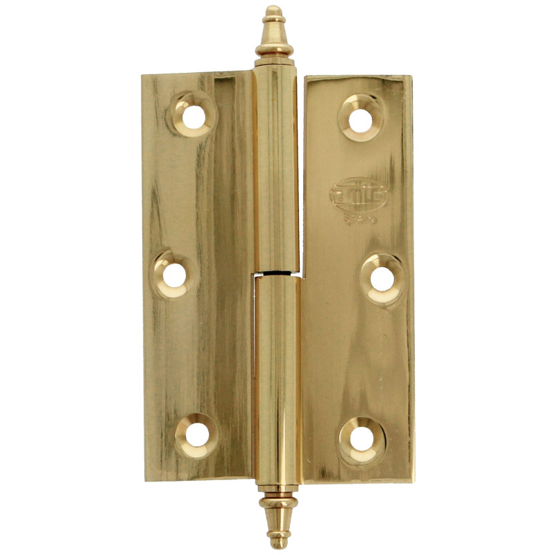 BISAGRA AMIG 1007 120x80 LATON PULIDO IZDA