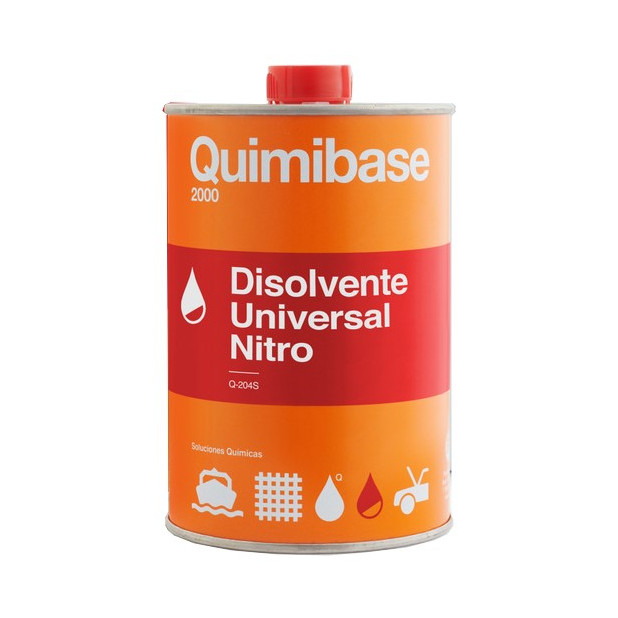 DISOLVENTE NITROUNIVERSAL 204S QUIMIBASE 1LTS
