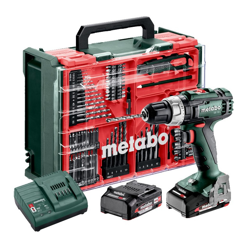 ATORNILLADOR METABO SB 18 L SET BATERIA