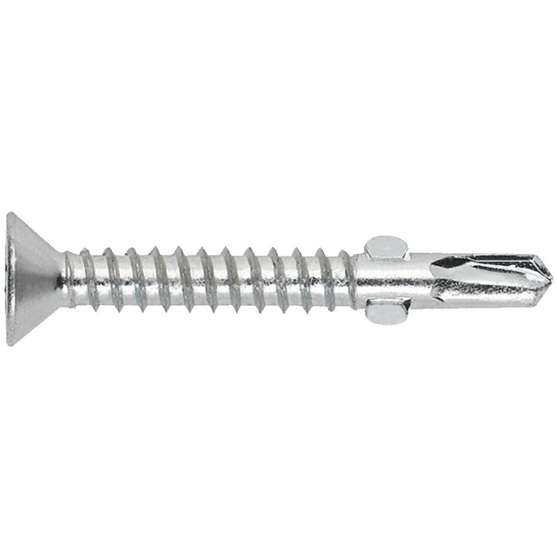 TORNILLO AUTOTALADRANTE ZINC. PH2 5,5x55 C/AVELLANADA