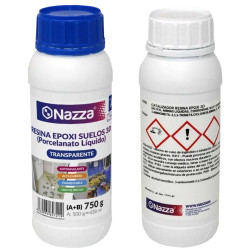 RESINA EPOXI SUELOS TRANSPARENTE 750GR