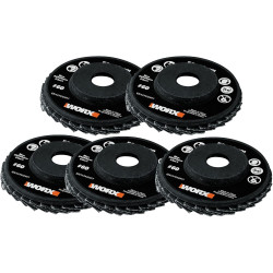 JGO.DISCOS WORX HOJAS ABRASIVAS GR.60