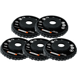 JGO.DISCOS WORX HOJAS ABRASIVAS GR.120