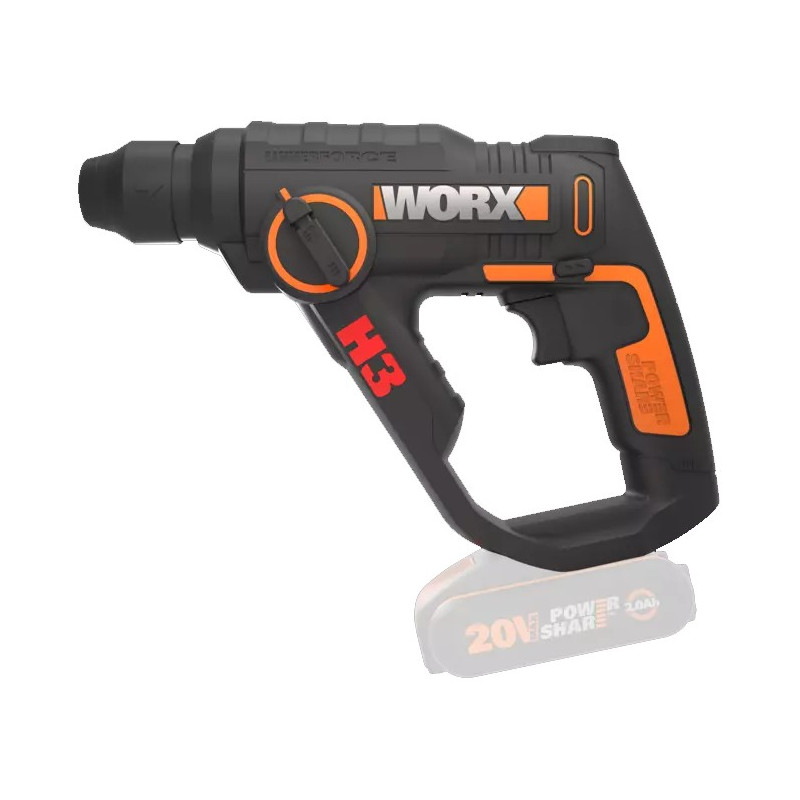 MARTILLO COMBINADO WORX WX390.9 S/BAT 20V