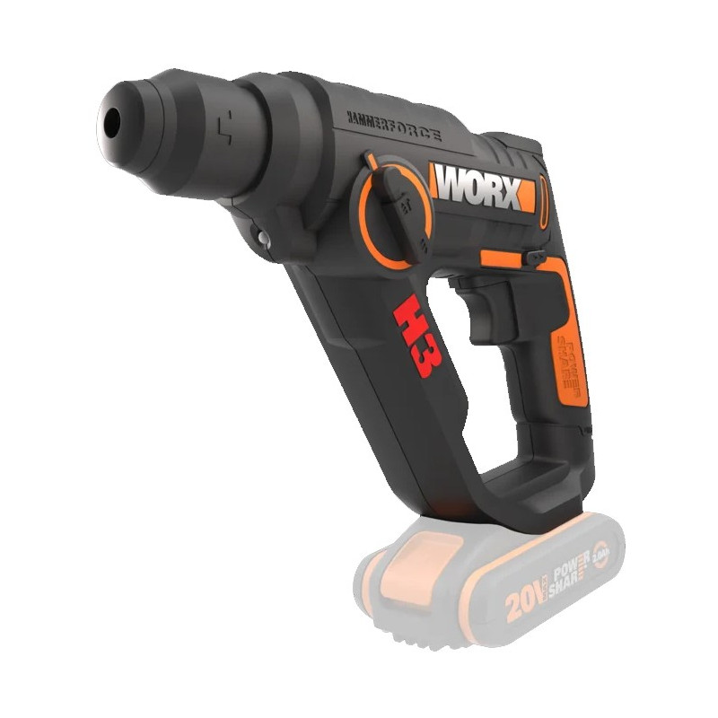 MARTILLO COMBINADO WORX WX390.9 S/BAT 20V