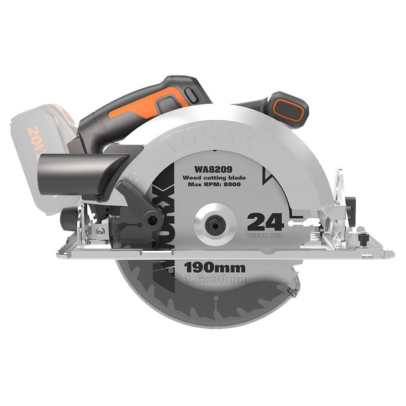 SIERRA CIRCULAR WORX WX520.9 20V BL S/B S/C