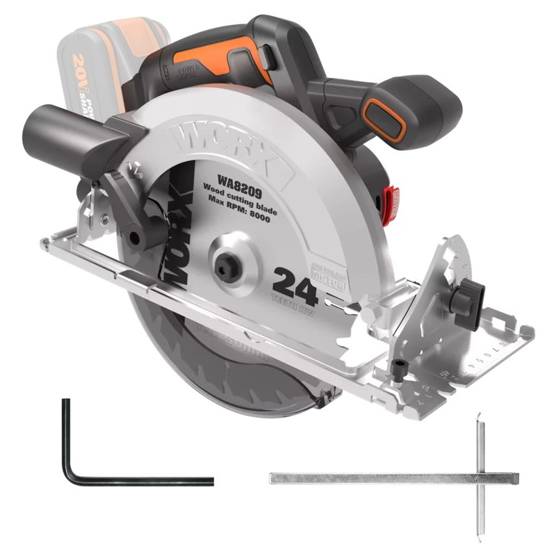 SIERRA CIRCULAR WORX WX520.9 20V BL S/B S/C
