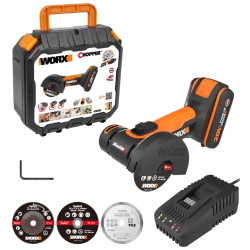 MINI AMOLADORA 76MM WORX WX801 20V 2.0AH