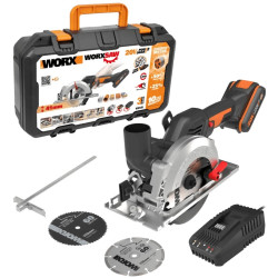 SIERRA CIRCULAR COMPACTA WORX WX531 20V C/B C/C