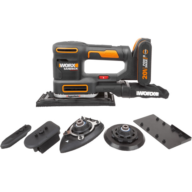 MULTILIJADORA 5EN1 WORX WX820 20V 2.0AH+15ACC.