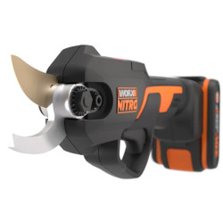 TIJERAS PODAR WORX  S/CABLE C/BAT+CARG. 20V 2.0AH