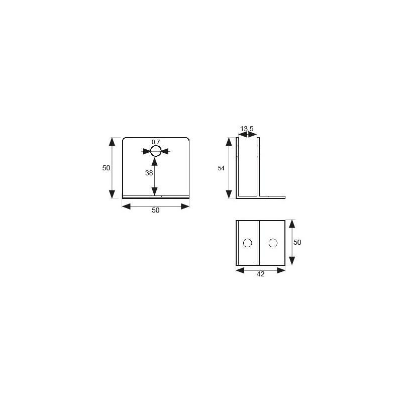 PINZA ESCUADRA UNION "LU" CB18 IN